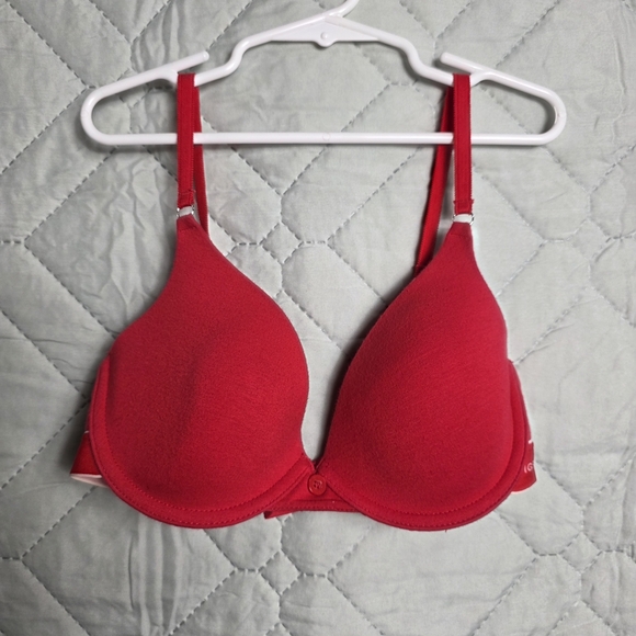 Tommy Hilfiger Other - Tommy Hilfiger Red bra with lace on back. Adjustable straps. Size 34B.